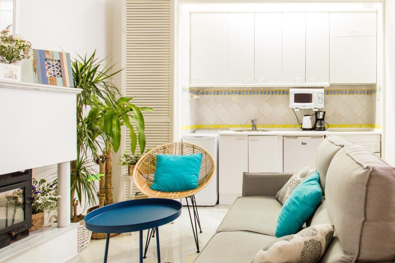 Mágico apartamento en casa palacio del siglo XVII Sevilla Exterior foto